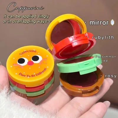 Cappuvini Buttered Little Burger Lip Clay 3in1 Lip Balm